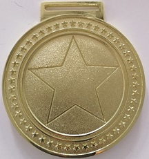 Shiny Brass Plating Medal